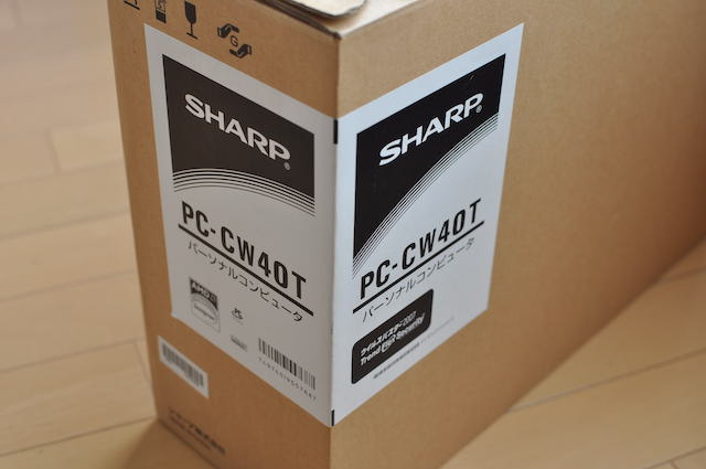 Sharp_PC-CW40T（Windows-Vista）の外箱