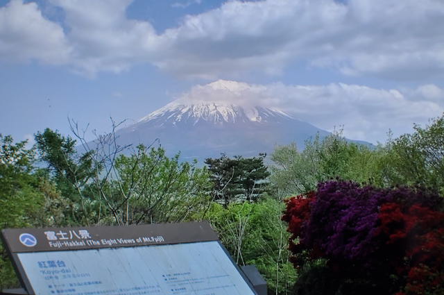紅葉台からの富士の眺め