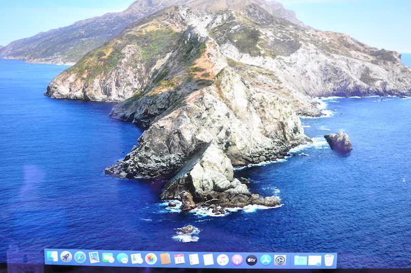MacOS Catelinaのデスクトップ画面
