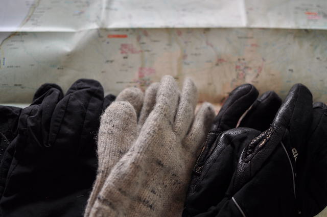積雪期に登山で使う手袋