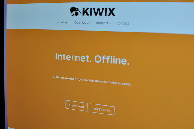 Kiwixの公式ページ