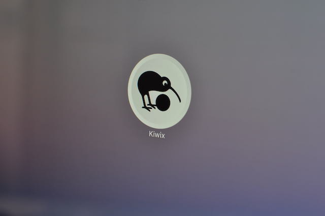 MacOS用のKiwixのアイコン