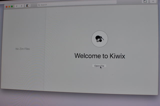 MacOS版Kiwixのアイコン